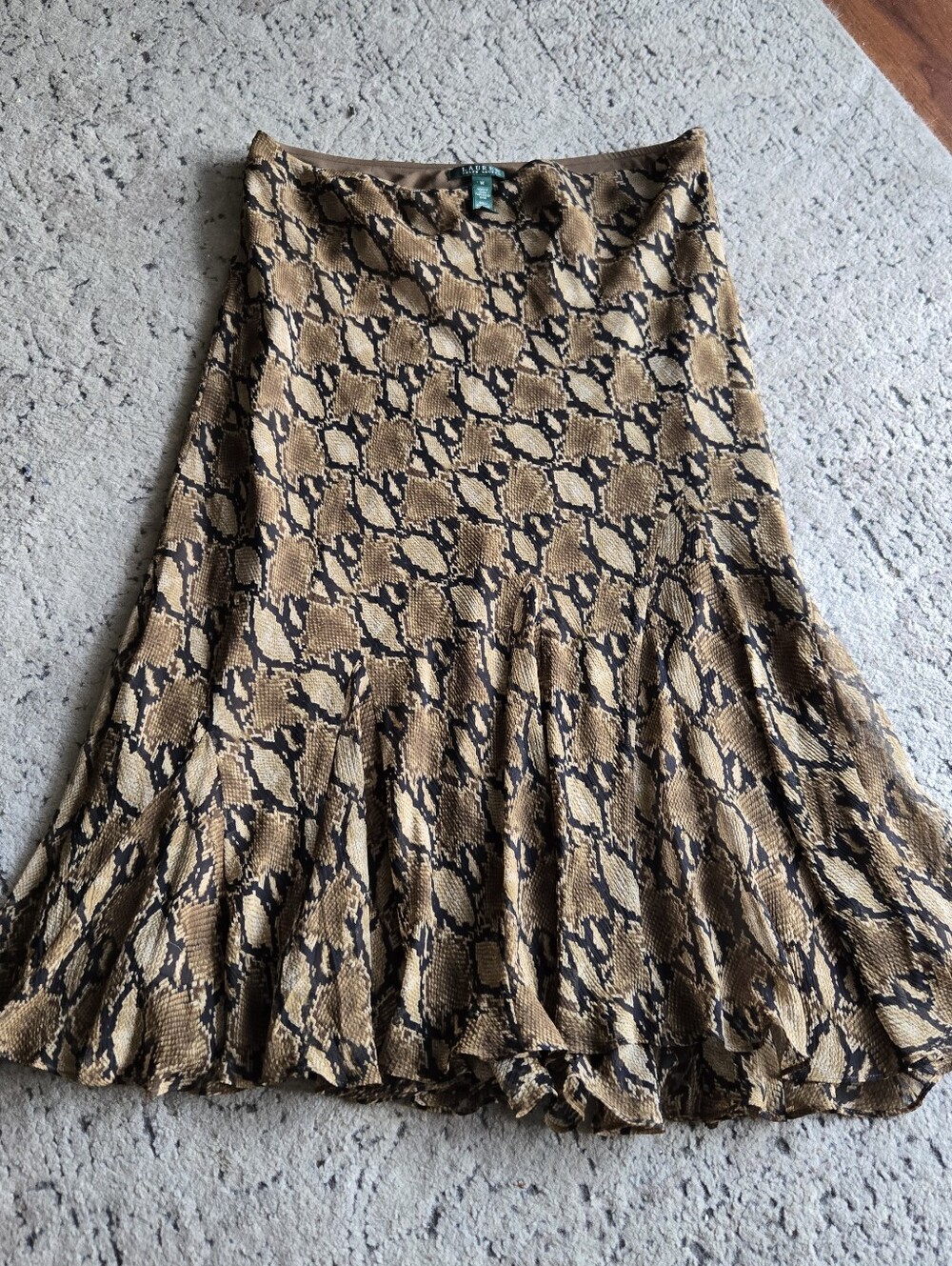 Vintage Ralph Lauren Silk Skirt